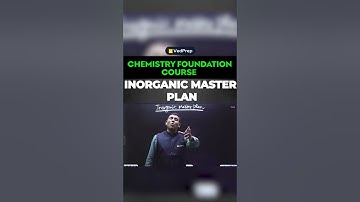 👌📚 Ved Sir’s Inorganic Master Plan | Chemistry Foundation Course #iitjam #csirnet #gateexam