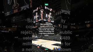 San Antonio rejects proposed vote on funding for Spurs arena