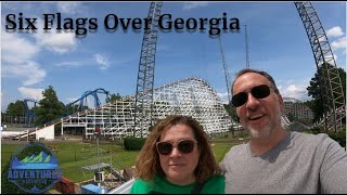 SIX FLAGS OVER GEORGIA | Taking a break from the camper rebuild | Summer Fun (S2E32)