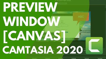 Preview Window Guide For Camtasia 2020 [Canvas]