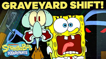 Legend of the Hash-Slinging Slasher! 👻 Full Scene "Graveyard Shift" | SpongeBob