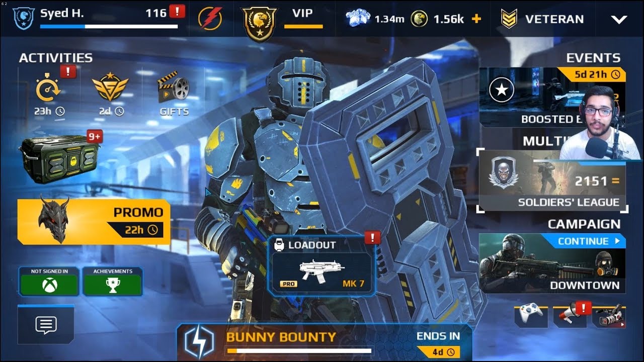 Modern Command 5 Modern Combat 5 - Kommander Prestige Fully upgraded Gameplay - LIVE ...