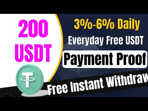 FREE USDT! Earn $200 USDT Every 24 Hours | Free USDT Mining Site 2022 | No Investment