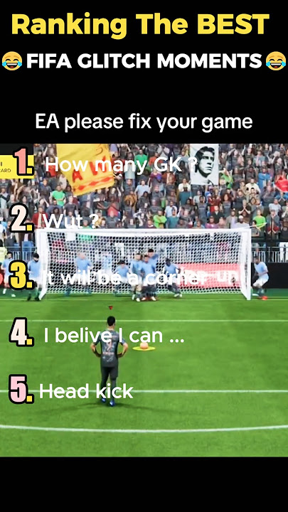 Peringkat Momen GLITCH FIFA TERBAIK 😂 #shorts #fifa #football