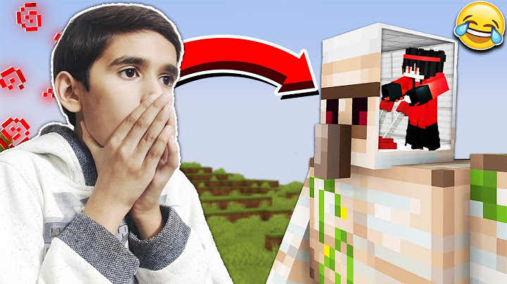 I Trolled Villager By Hiding Inside Golem | Minecraft