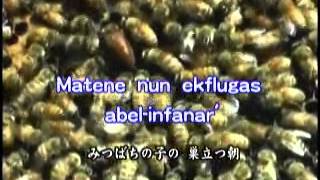 みつばちの子の巣立つ朝