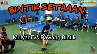 Ngeri !! MULYADI bintik VS ALAN turnamen Tenis meja intern PTM SKP kota Cirebon 2021