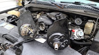 Power steering pump replacement / Chevy Silverado, Chevy Tahoe  2000 - 2006 by 603 Mechanic vids 112,296 views 1 year ago 11 minutes, 38 seconds