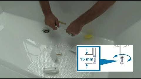 Villeroy & Boch Squaro Edge 12 Waste Overflow installation video from Bathtime Scotland