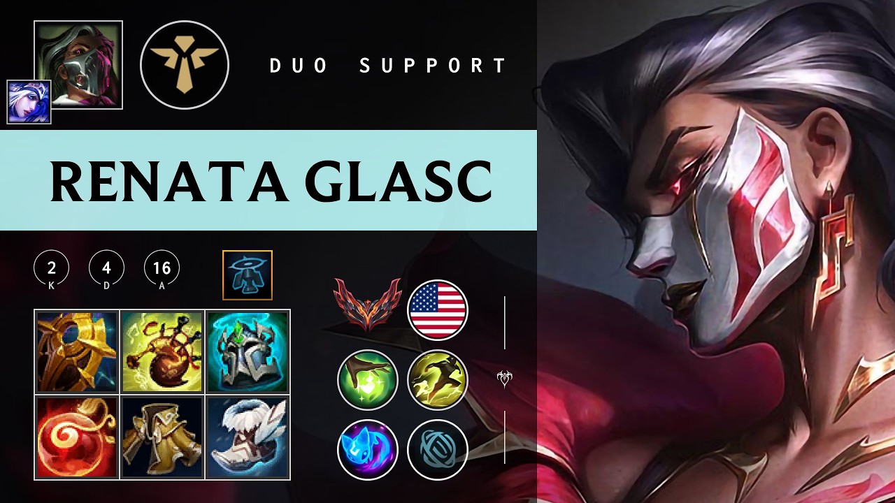 Renata Glasc Support vs Thresh - NA Grandmaster Patch 26.04
