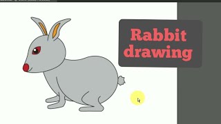 Rabbit clipart drawing