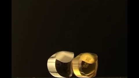 Gömböc shape on a flat surface