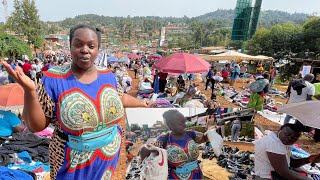 African Village Life\/\/Inside my Village Market !Thrifting Clothes \& shoes