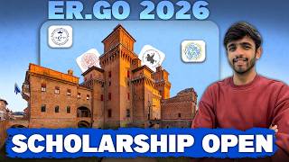 2026 Intake: Everything About ERGO Regional Scholarship For Studying In Italy 2026-27