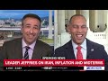Leader Jeffries on MS Now's The Beat