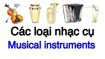 Lesson 70: Learn Vietnamese vocabulary by topic: Musical instruments / Học Tiếng Việt theo chủ đề.