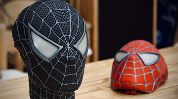 Making the BLACK Spider-Man Mask! — Symbiote Movie Costume Replica