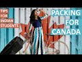 What to pack to Canada | Indian students travelling to Canada