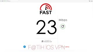 24.04.2018 YENİ  İOS VPN 20mb/s ( ÇOK HIZLI)