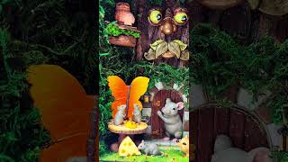 Forest diorama struggle #miniature #miniaturepainter #diorama #diycrafts #miniatureart #art #clay