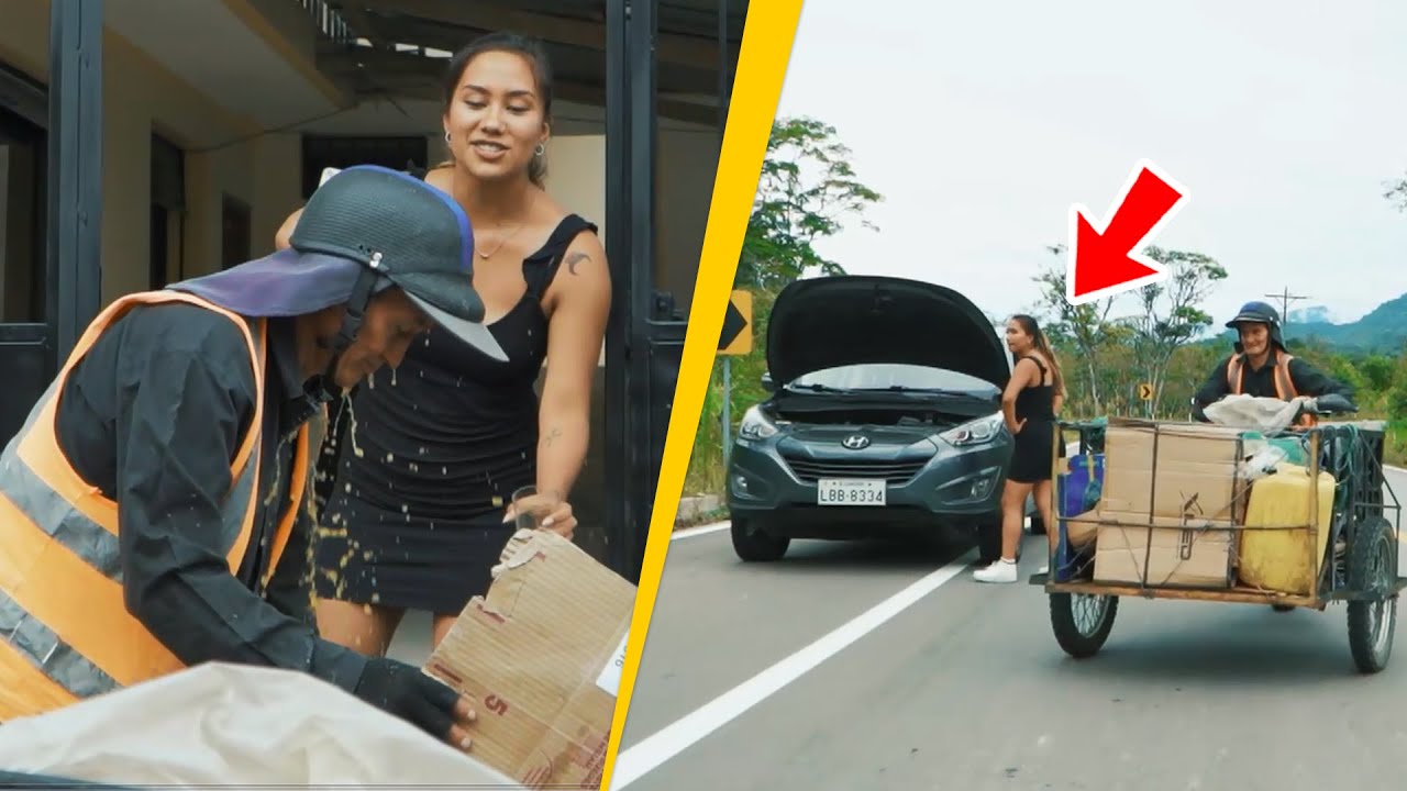 Humilló y menospreció a un reciclador y se llevó una lección