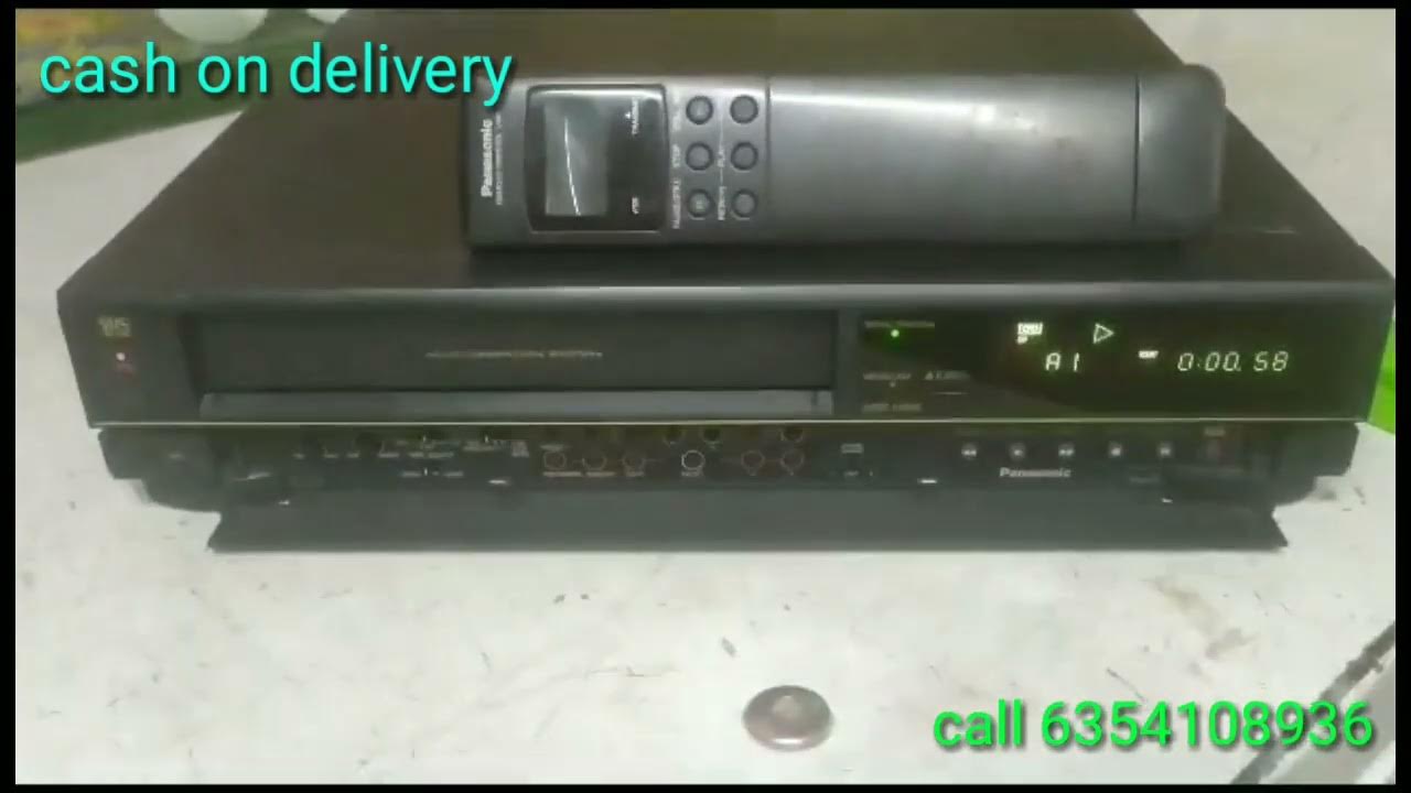 Panasonic J22(4Head) with rimot good condition VCR Sale cash on