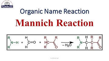 Mannich Reaction || Organic Name Reactions #MannichReaction
