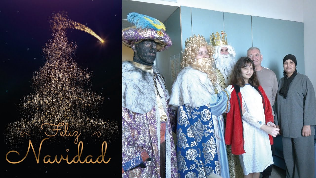 Los Reyes visitan a niños ingresados en el hospital