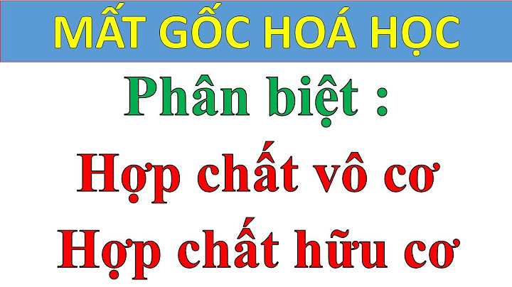 Saách hóa hữu cơ và vô cơ bộ y tế năm 2024