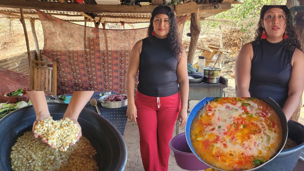 ASI PREPARE EL MAIZ PARA ASER MASA..Y COSINADO UNA RICA COMIDA 