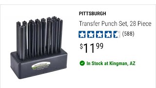 Celebrity Transfer punch set. Profile