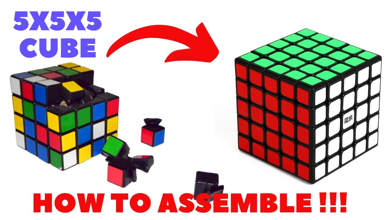 HINDI How to Assemble 5x5x5 Rubik's Cube easily YouTube