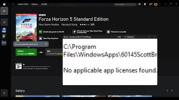 Fix Forza Horizon 5 Error No Applicable App Licenses Found On PC