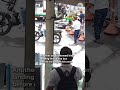 CCTV captures motorcyclist walk away from bus crash