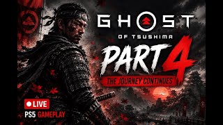 Ghost of Tsushima Part 4 LIVE ⚔️ Jin Sakai’s Legend Continues! | PS5 Gameplay Malayalam English Tami