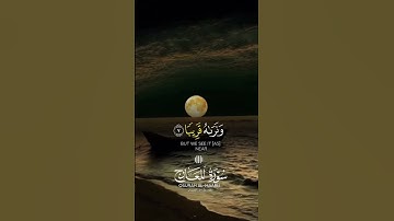 #قران_كريم#سورةـالمعارج #أية«فاصبر صبرا جميلا »#قرآن #kuran #اكسبلور #duet #ايات #القران#ثلاوة #سورة