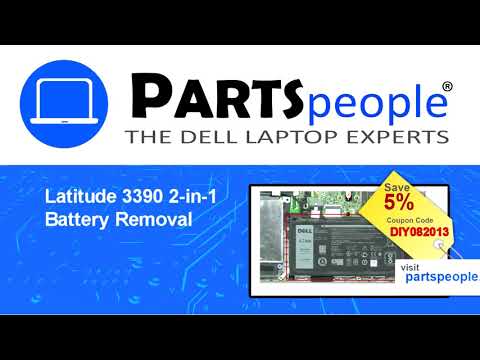 Dell Latitude 13-3390 (P69G001) Battery How-To Video Tutorial - escueladeparteras