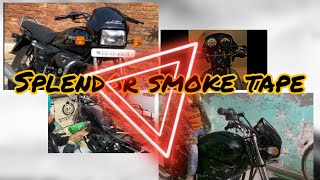 splendor plus smoke tape in new bike check out #splendor