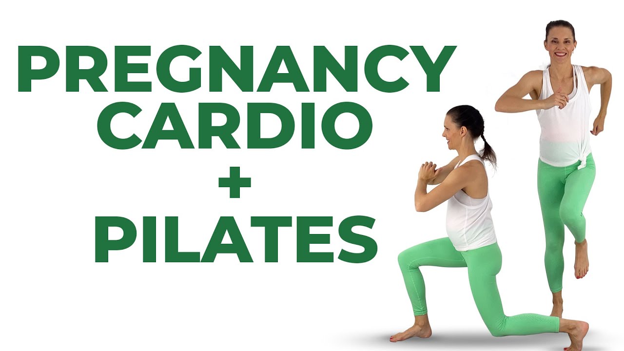 Комбинированное занятие кардио и пилатес для беременных! (Безопасно в первом, втором и третьем тр...