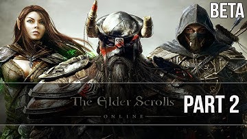 The Elder Scrolls Online Beta Gameplay Walkthrough - Part 2 RUNESTONE - Let