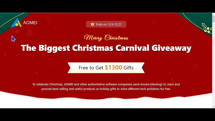 The Biggest Christmas Carnival Giveaway $1300