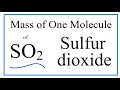 Calculating Mass of SO2 Molecules
