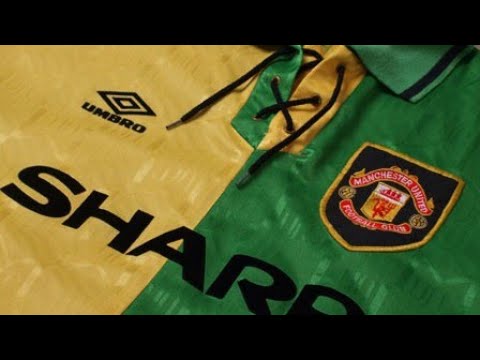 manchester united yellow and green kit