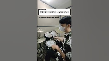 Syncopation / Ted Reed #shorts #drumlesson
