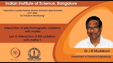 lec08 - Interaction of EM radiation with matter-I