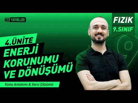 9. Sınıf Fizik 4.Ünite: Enerjinin Korunumu ve Dönüşümü | Celal Akar | Lightboard ile Ders 16