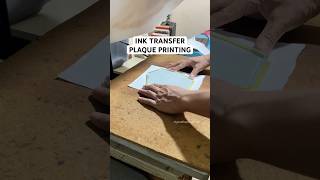 Heatpress Crystal Plaque Printing #sublimationprinting #diy #shorts