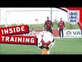 'Cutback' goalkeeper drill with Hart, Heaton, Forster and Butland | Inside Training