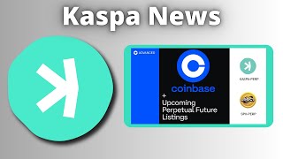 Kaspa News: Coinbase Lists Kaspa Futures, New Platforms Continue To Build On Kaspa & More!
