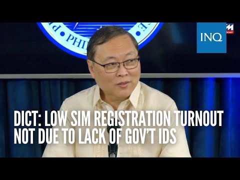 DICT: Low SIM registration turnout not due to lack of gov’t IDs